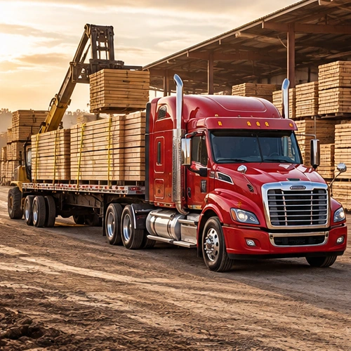 Building-materials freight and lumber operations